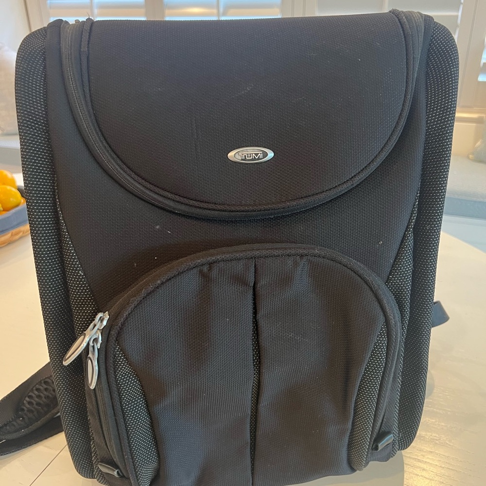 Tumi Black Compact Men's Backpack - image 1